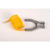 Justrite® 8497 10' Coil Insulated Antistatic Wire Hand Clamp with 1/4"" Terminal
