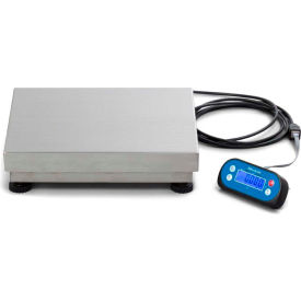 Brecknell 6720U Point of Sale Digital Scale 30lb x 0.01lb with External Display 12"" x 14"" Platform