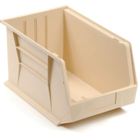 Plastic Stack & Hang Bin 11""W x 18""D x 10""H Ivory