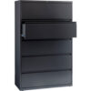 Hirsh Industries® HL10000 Series® Lateral File 42"" Wide 5-Drawer - Charcoal