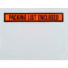 Panel Face Envelopes ""Packing List Enclosed"" Print 7""L x 5-1/2""W Orange 1000/Pack