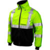 Tingley® J26002 Bomber Hooded Jacket Fluorescent Yellow/Green/Black XL
