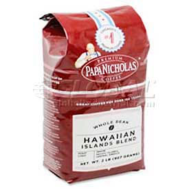PapaNicholas®  Hawaiian Blend Coffee Regular Arabica Bean 2.5 oz. 18/Carton
