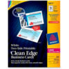 Avery® Two-Side Printable Business Card 2"" x 3-1/2"" White 200 Cards/Pack