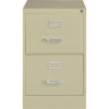 Hirsh Industries® 25"" Deep Vertical File Cabinet 2-Drawer Legal Size - Putty