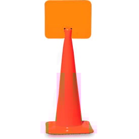 Snap-On Signs For Traffic Cones - 14""Wx10""H - Blank