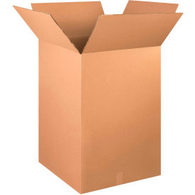 Global Industrial™ HD Double Wall Cardboard Corrugated Boxes 24""L x 24""W x 48""H Kraft