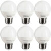 Sunlite® LED G16 Bulb 120V 7W 500 Lumens Medium Screw Base 2700K Warm White Pack of 6
