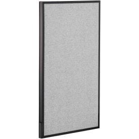 Interion® Office Partition Panel 24-1/4""W x 42""H Gray