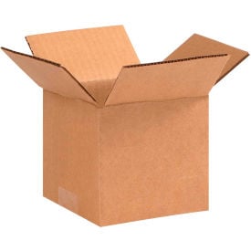 Global Industrial™ Cardboard Corrugated Boxes 5""L x 5""W x 4""H Kraft