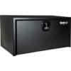 Buyers Products Steel Underbody Truck Box W/ 3-Point Latch - Textured Matte Black 24x24x24 - 1734500