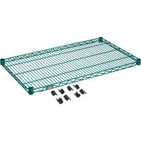 Nexel® S2136G Poly-Green® Epoxy Wire Shelf 36""W x 21""D