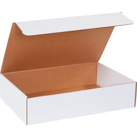Global Industrial Corrugated Literature Mailers 17-1/8""L x 11-1/8""W x 4""H White