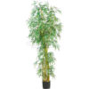 Nearly Natural 7' Curved Slim Bamboo Silk Tree
