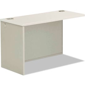 HON® Left Return Shell - 60""W x 24""D x 29-1/2""H - Silver Mesh/Light Gray - 38000 Series