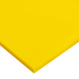 USA Sealing Cast Acrylic Bar 12""L x 2""W x 1/8"" Thick Yellow