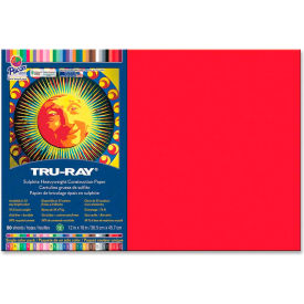 Pacon® Tru-Ray Heavyweight Construction Paper 12"" x 18"" Festive Red