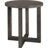 Regency Chloe 21"" Round Accent Table For Living Room Grey