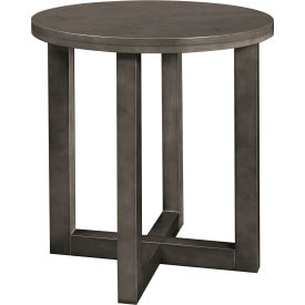 Regency Chloe 21"" Round Accent Table For Living Room Grey