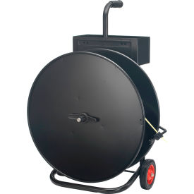 Global Industrial™ Strapping Cart for PP & Steel Strapping for 1/2"" Strap Width Black