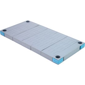 Quantum Millenia™ Shelf 54""W X 18""D Removable Solid Shelf Mat Polymer Gray