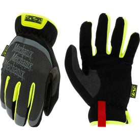Mechanix Wear FastFit®Hi-VizRetail Work Gloves Synthetic Leather Black Medium
