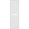 2' x 7' - Portable Wire Grid Wall Panel - Semi-Gloss Black