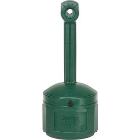 Justrite® Smokers Ceasefire® Outdoor Ashtray 4 Gallon Green