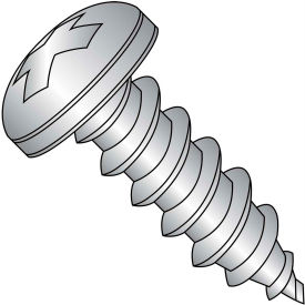 Self Tapping Screw - #10 x 1/2"" - Phillips Pan Head - Type A - FT - 18-8 (A2) SS - Pkg of 1000