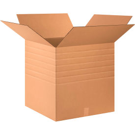 Global Industrial™ Heavy Duty Multi Depth Cardboard Corrugated Boxes 24""L x 24""W x 24""H Kraft