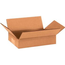 Global Industrial™ Flat Cardboard Corrugated Boxes 9""L x 6""W x 2""H Kraft