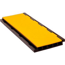 Checkers® Jacket 5-Channel Cable Protector 65200 lb. Cap 35-1/2"" x 11-3/4"" x 2"" Yellow/Black