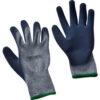Global Industrial™ Ultra-Grip Foam Latex Coated Gloves Poly/Cotton Knit Black/Gray Med