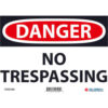 Global Industrial™ Danger No Trespassing 7x10 Aluminum