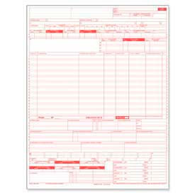 Tops® Laser UB-04 Claim Forms 1-Part 8-1/2"" x 11"" White 2500 Forms/Carton