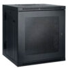 Tripp Lite 12U SmartRack Low-Profile Switch-Depth Wall-Mount Rack Enclosure Cabinet Hinged Back