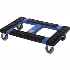 Quantum Plastic Container Dolly DLY3018 With Padded Rubber Ledge 30""L X 18""W