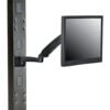 Global Industrial™ Gas Spring LED or LCD Monitor Arm w/ VESA Plate For Orbit Workstation Black