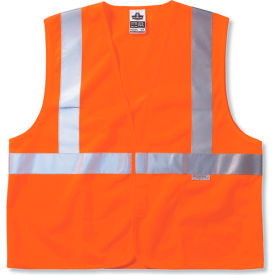 Ergodyne® GloWear® 8225HL Class 2 Standard Vest Orange 4XL/5XL