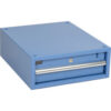Global Industrial™ Steel Drawer W/ Cylinder Lock 17-1/4""W x 20""D Blue