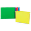 Universal® Hanging File Folders 1/5 Tab 11 Point Letter Assorted Colors 25/Box