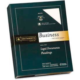 Southworth® 25 Cotton Business Paper 8-1/2"" x 11"" 20 lb Recycled White 500 Sheets/Pack