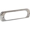 Buyers Chrome Bezel For 4.5"" Clear Thin Mount Rectangular Strobe Light - 8892620