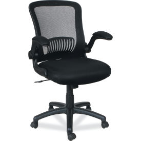Alera® EB-E Series Swivel/Tilt Mid-Back Mesh Chair 275 lb Cap Adjustable Seat Height Black
