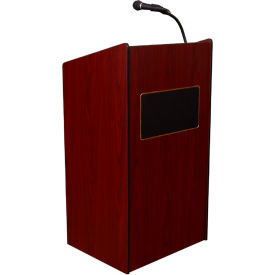Floor Sound Podium / Lectern - Mahogany