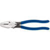 Klein Tools® D213-9NE 9"" High Leverage New England Style Linesman Plier W/ Side Cutters