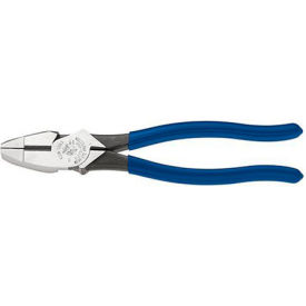 Klein Tools® D213-9NE 9"" High Leverage New England Style Linesman Plier W/ Side Cutters