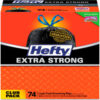 Hefty® Ultra Strong Tall Kitchen and Trash Bags 30 Gal 1.1 mil 30"" x 33"" Black 74/Box