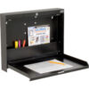 Global Industrial™ Wall Mounted Fold Down Shop Desk 20""W x 3-3/8""D Black