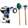 Wall Control Pegboard Garden Tool Board Organizer White/Blue 48"" X 32"" X 9""